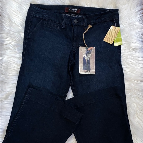 Fragile Blue Jeans Denim - Fragile Blue Jeans 🦋The High Heel Bell🦋 🎄NWT🎁